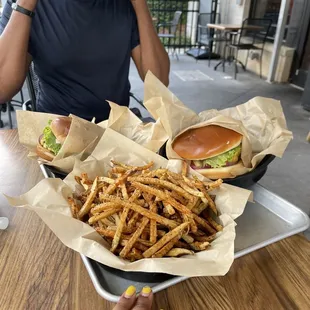 Classic Cheeseburger and Large Original Fries