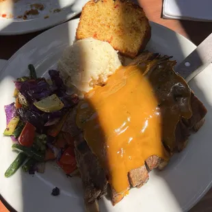 Sweet Carolina in the shaded seating area