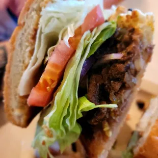 Torta de asada was good