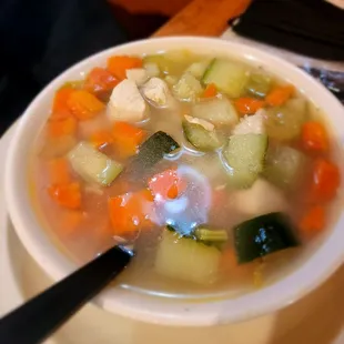 Chicken veggie soup