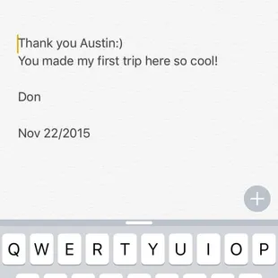 Hated leaving  You rock! See you next time, will bring friends and fam for sure