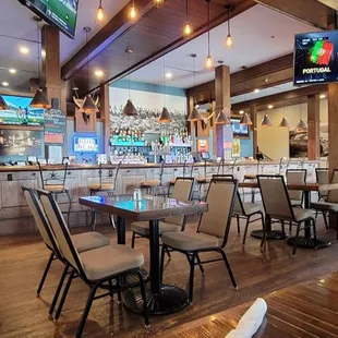 the interior of the restaurant