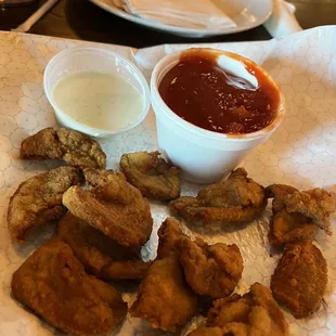 Mountain oysters  They were good