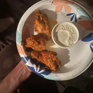 3 wings out of 12! Yes ate &amp; ate!!! Seriously the best