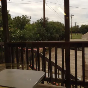 View from the patio!