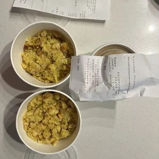 Two orders of half full stuffing