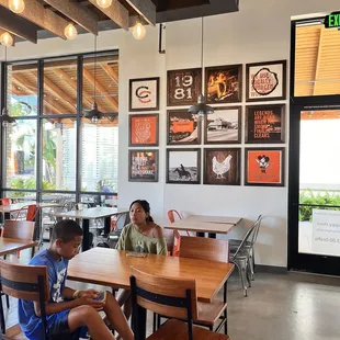 two children sitting at a table