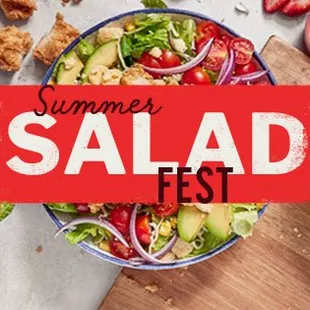 three bowls of salad