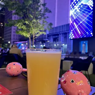 Great patio and tasty local craft beers