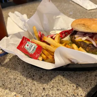 Burger and Fries