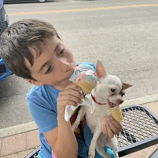 Cotton candy ice cream