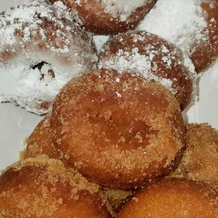 Fresh hot mini donuts