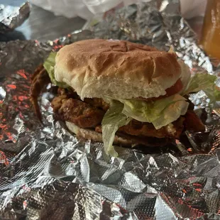 Soft shell crab sandwich