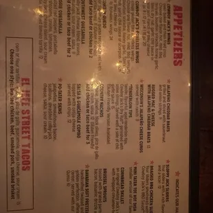 Menu fall 2024