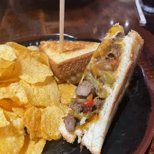 Philly Grilled cheese