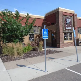 Outside of the restaurant, view looking southeast.