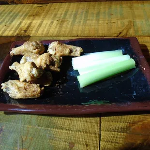 Cowboy Jack's Wings with a dry rub.