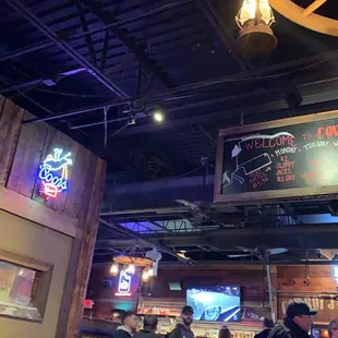 people sitting at the bar