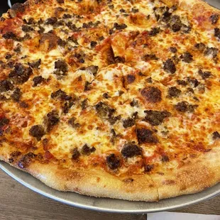 Sausage pizza