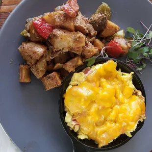 Western skillet - skillet was delicious! I prefer my potatoes crispy and warmer though; however, flavor was on point.