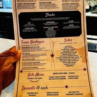 Menu 12/23