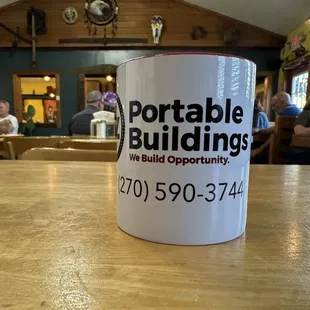 New coffee cups are awesome.