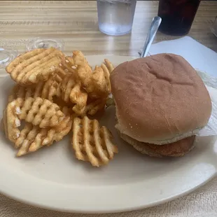 Spicy chicken sandwich