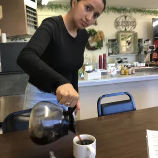 Interior: ¡superb service!