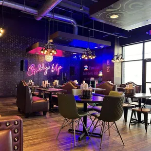 the interior of the restaurant