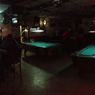 billiards and pool tables