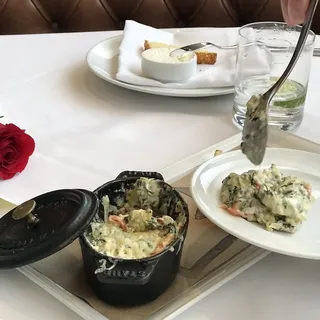 Artichoke and Sautéed Spinach Dip