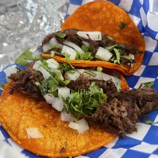 Barbacoa street tacos