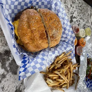 food, burgers