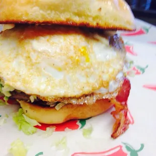 Bacon Egg Burger...