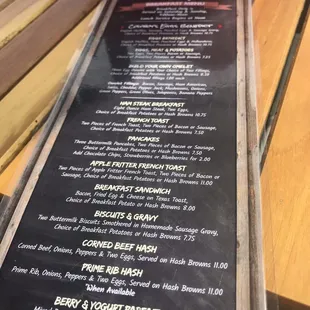 breakfast menu -2019