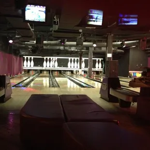 Bowling lanes on 3rd floor