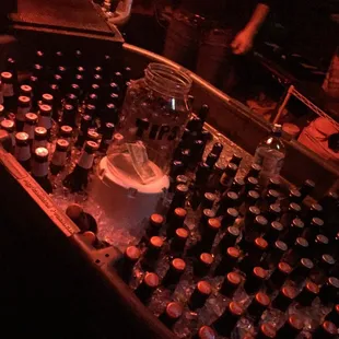 One of the beer stations. 25¢!!!!!