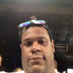 Chillin at the top section of the club