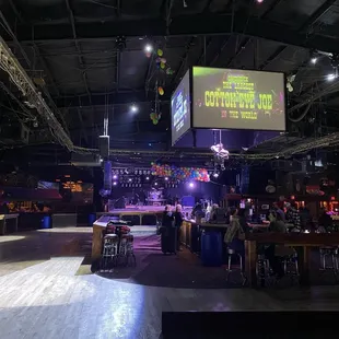 Dance floor and bar