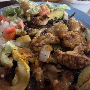 Their Mexican Stir-fry was delicious.