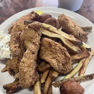 fish and chips, fish, food, seafood