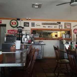 the interior of a restaurant