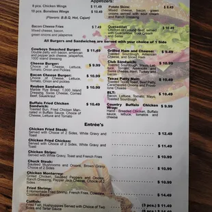 Menu on May 15, 2023