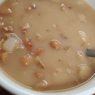 Side of beans. Has bacon. Yummy too.