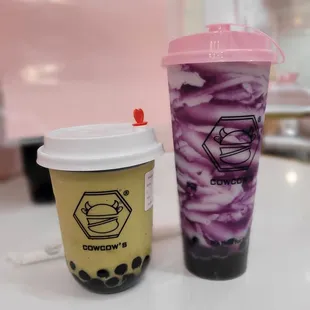 Messy Taro Milk Tea