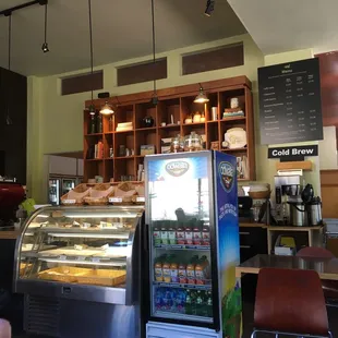 The coffee stand at Cowen! Might be nice to have some more food options in the afternoon, but overall a fine place to sit on a sunny day.