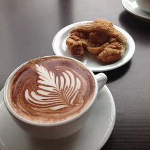 Vinalla Mocha and Almond croissant!