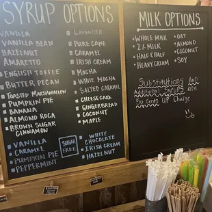 Plethora of syrups and milk substitutes in this sleepy town's adorable coffee shop