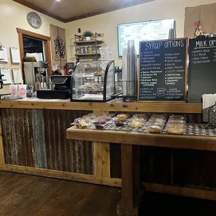 The order area is simple and not complicated, along with special pastries for anyone to salivate over.