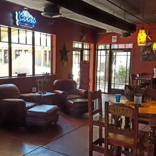 the interior of a restaurant